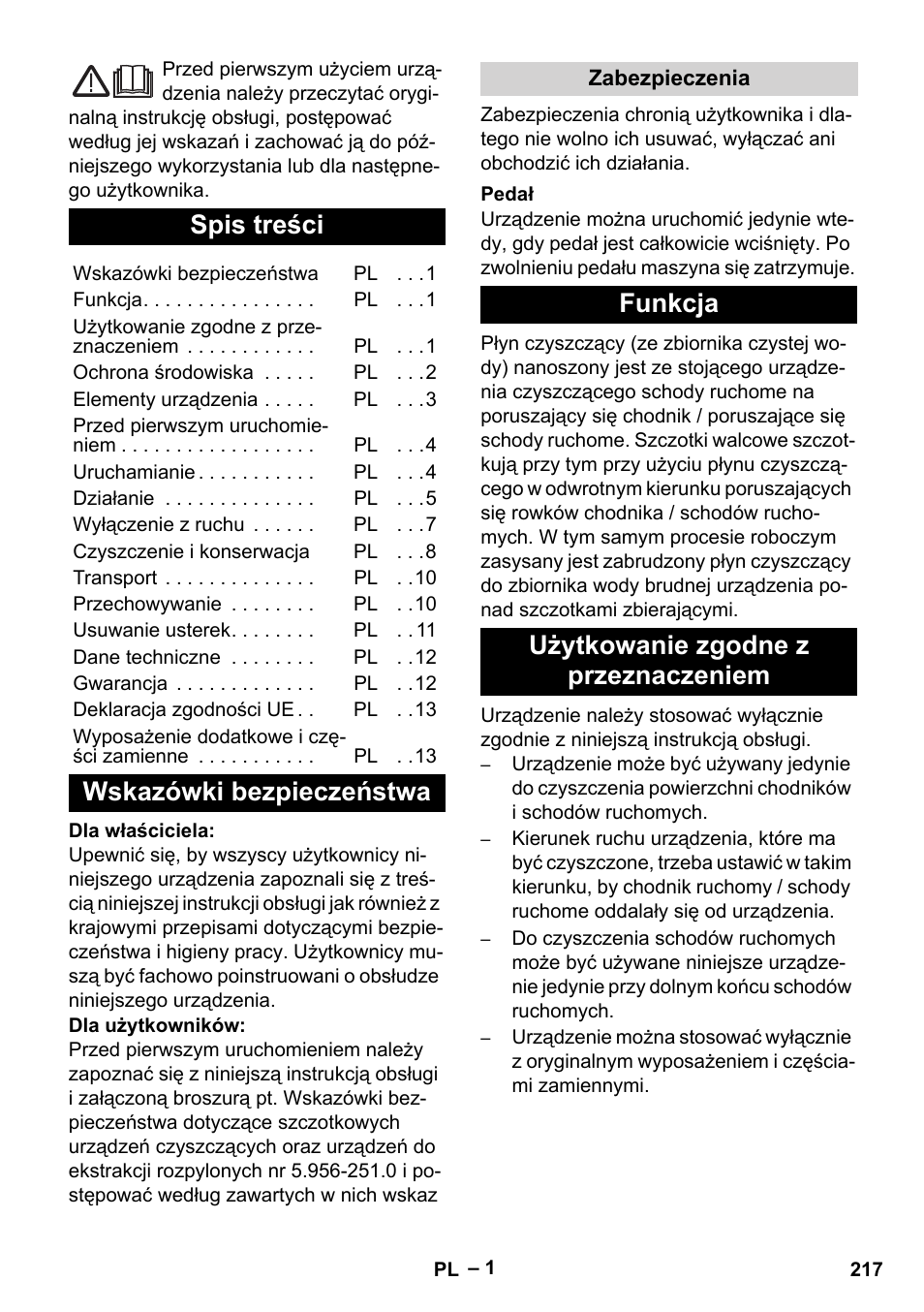 Karcher BR 47-35 ESC EU User Manual | Page 217 / 276