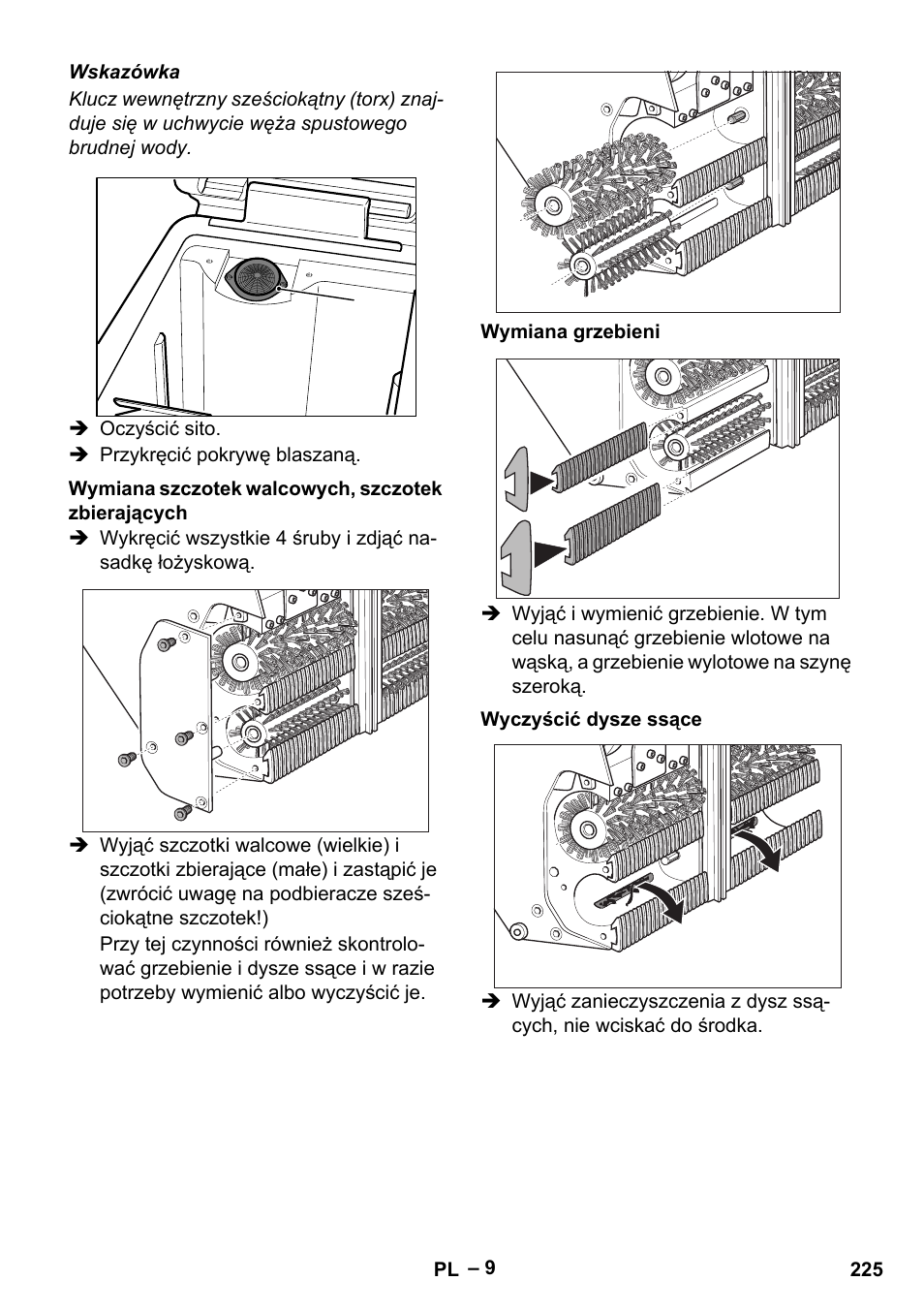 Karcher BR 47-35 ESC EU User Manual | Page 225 / 276