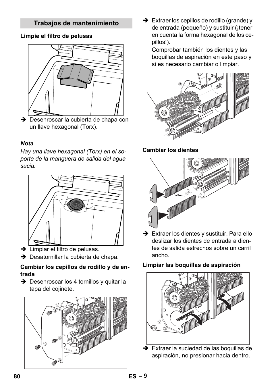 Karcher BR 47-35 ESC EU User Manual | Page 80 / 276