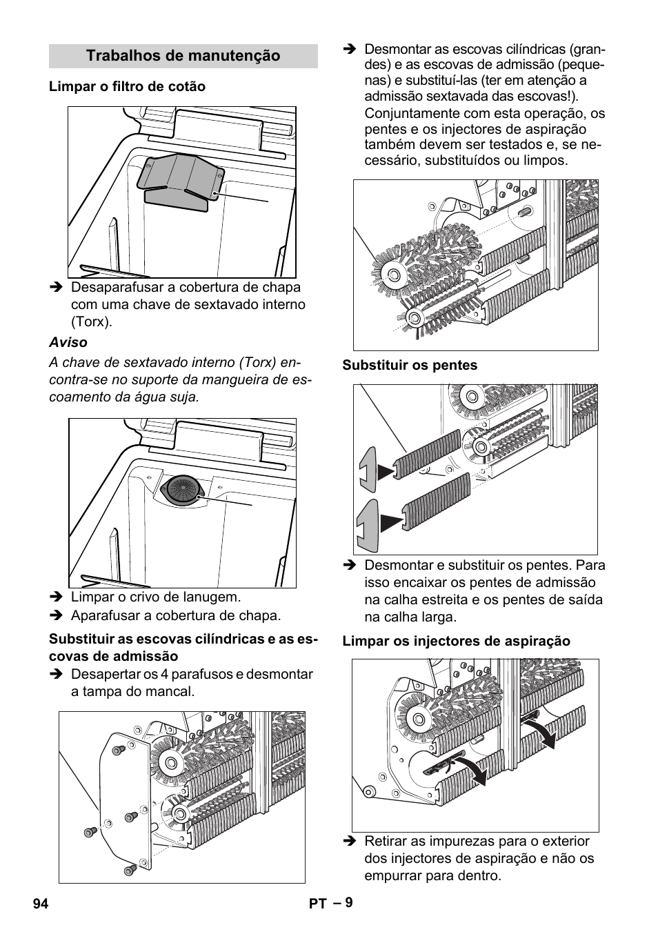 Karcher BR 47-35 ESC EU User Manual | Page 94 / 276