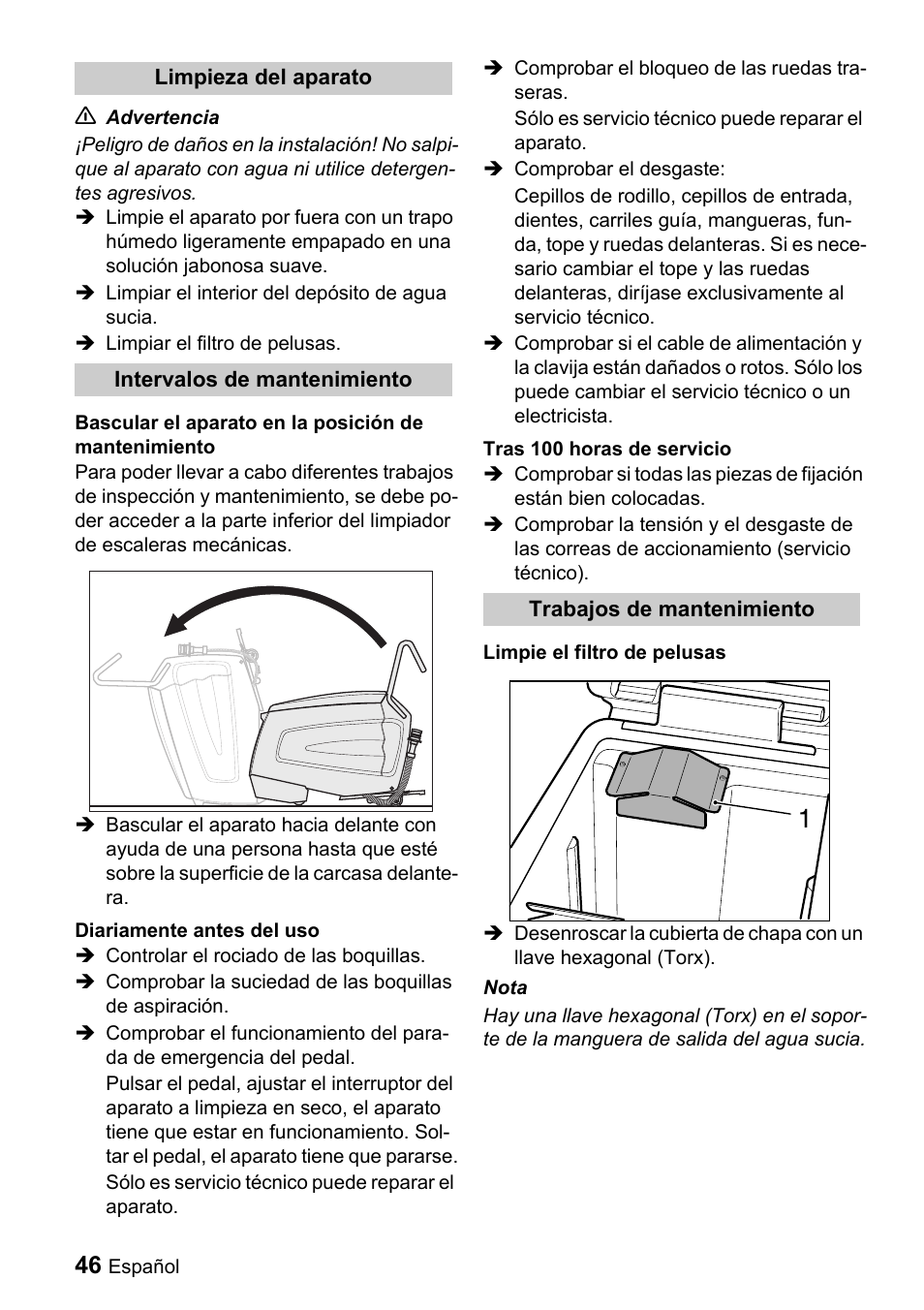 Karcher BR 47-35 ESC EU User Manual | Page 46 / 56