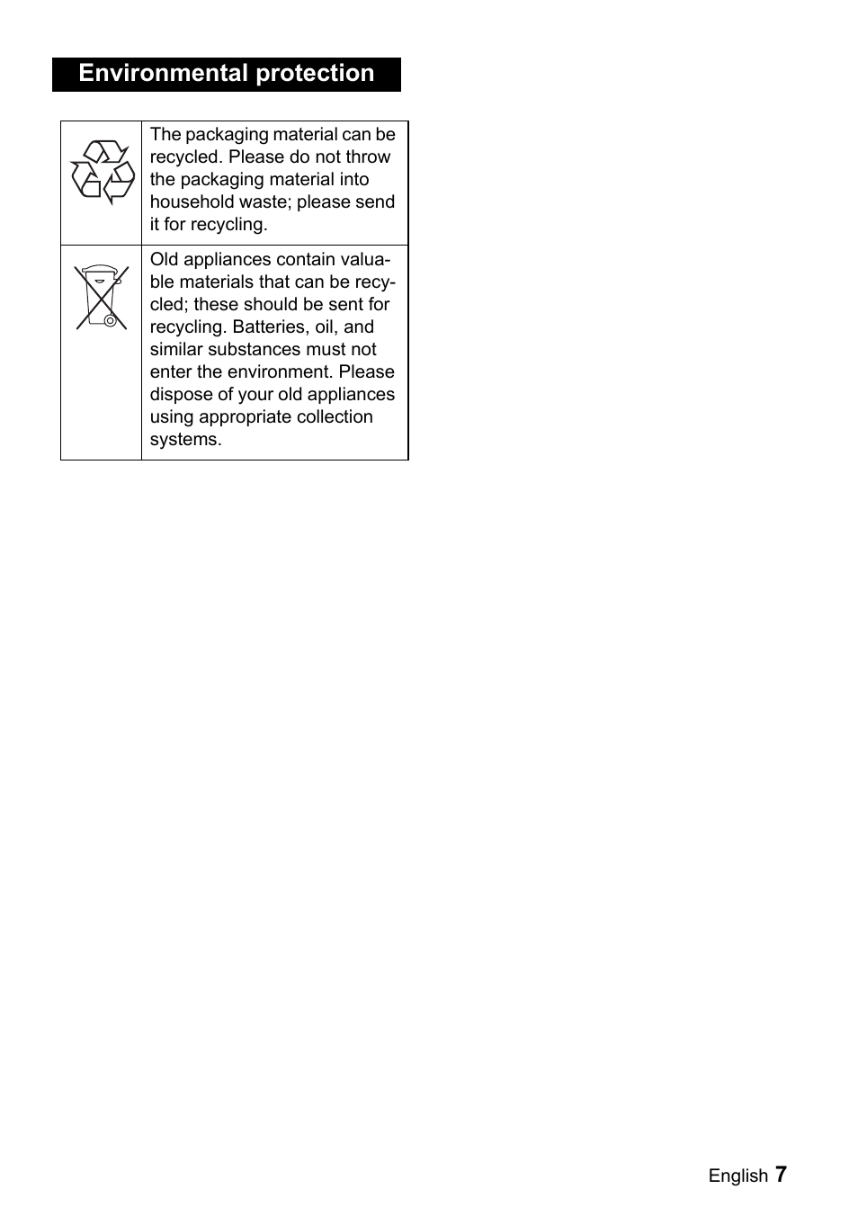 Environmental protection | Karcher BR 47-35 ESC EU User Manual | Page 7 / 56