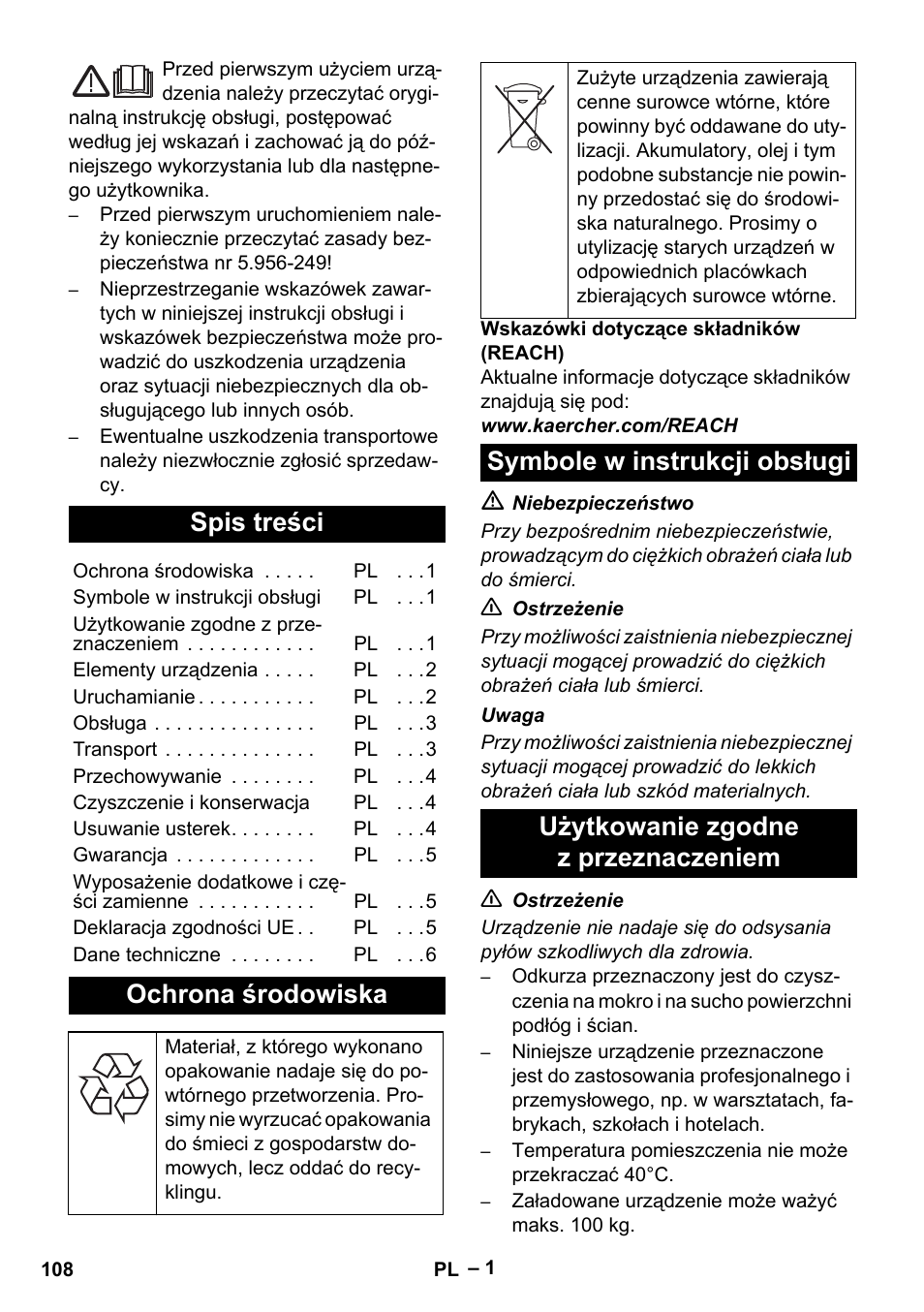 Karcher NT 70-2 Tc User Manual | Page 108 / 176