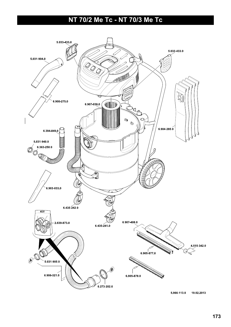 Karcher NT 70-2 Tc User Manual | Page 173 / 176