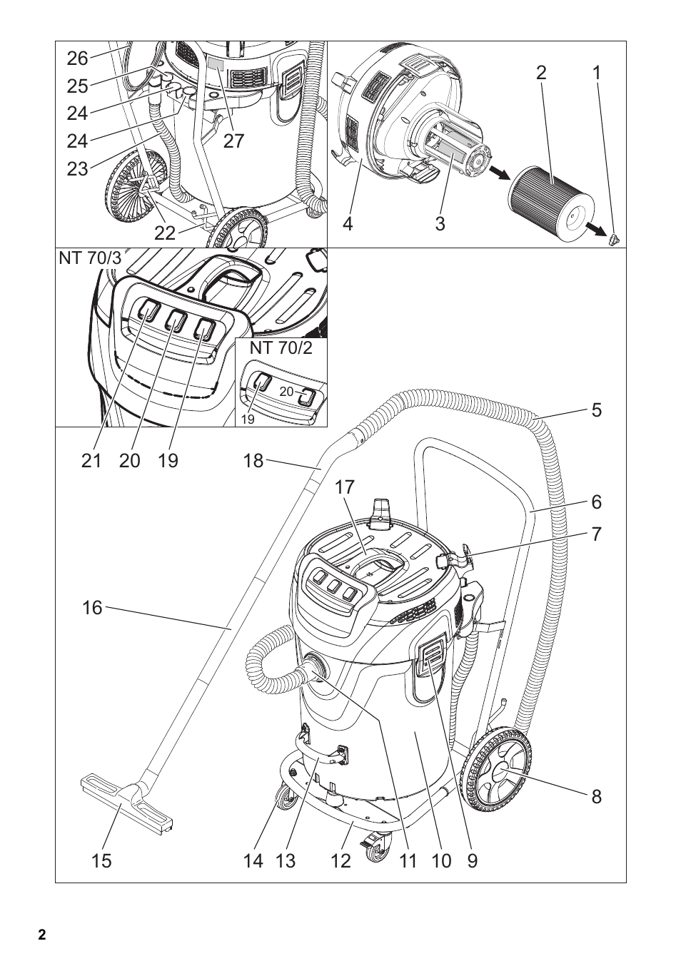 Karcher NT 70-2 Tc User Manual | Page 2 / 176