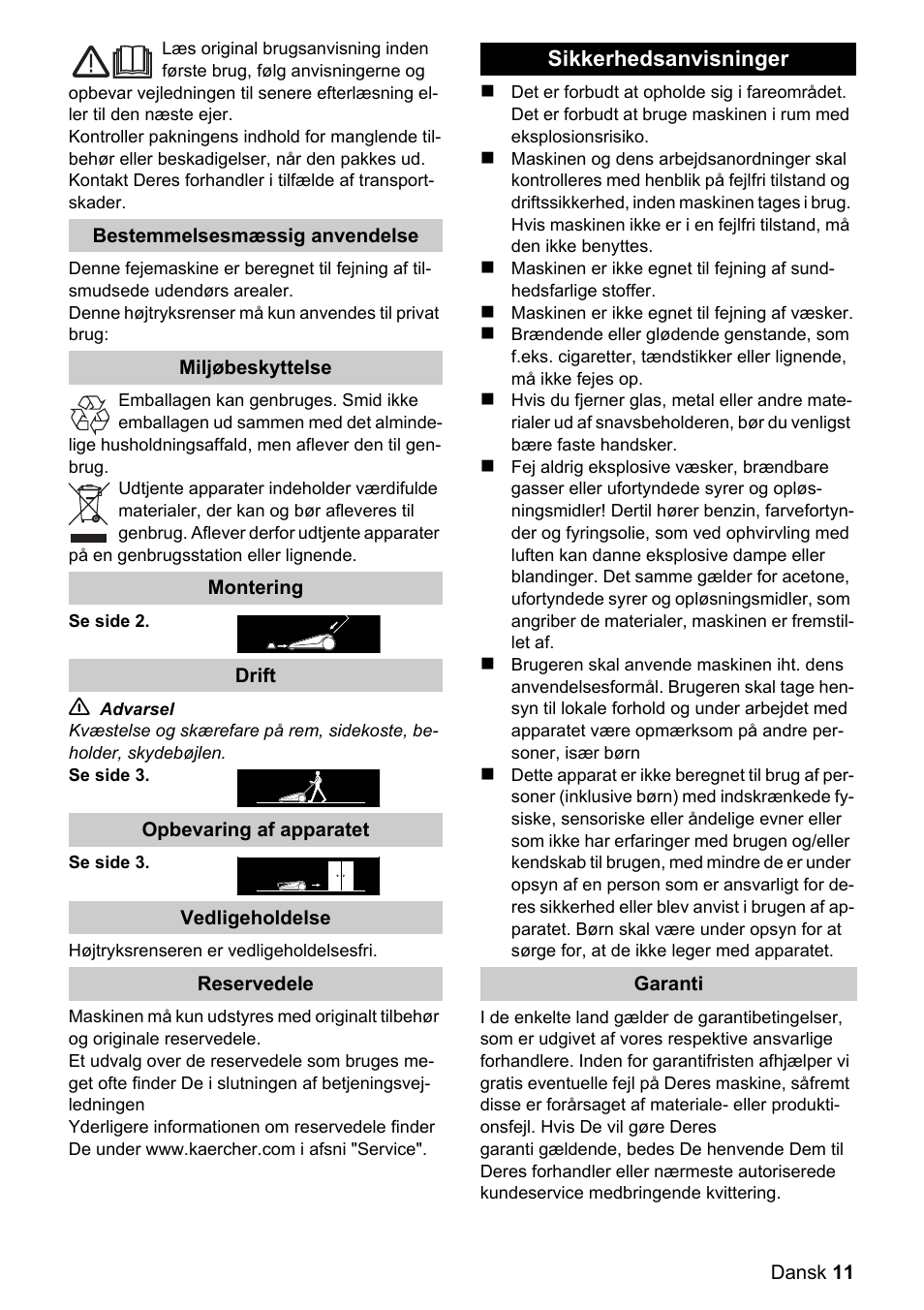 Karcher S 550 User Manual | Page 11 / 32