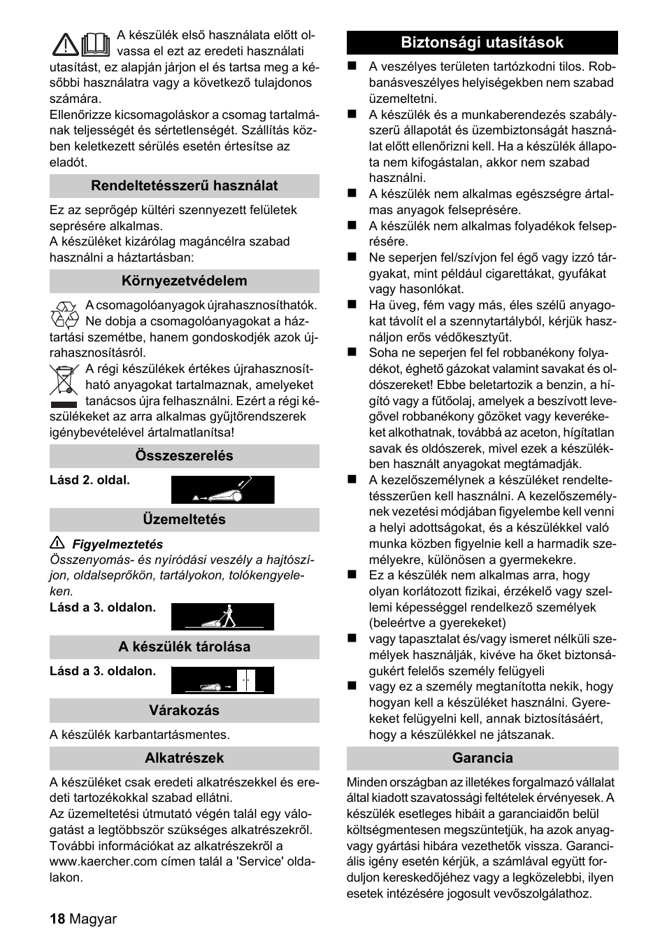 Karcher S 550 User Manual | Page 18 / 32