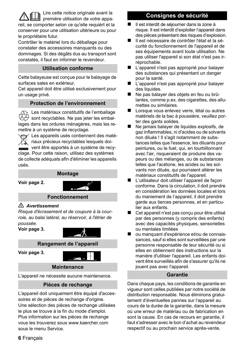 Karcher S 550 User Manual | Page 6 / 32