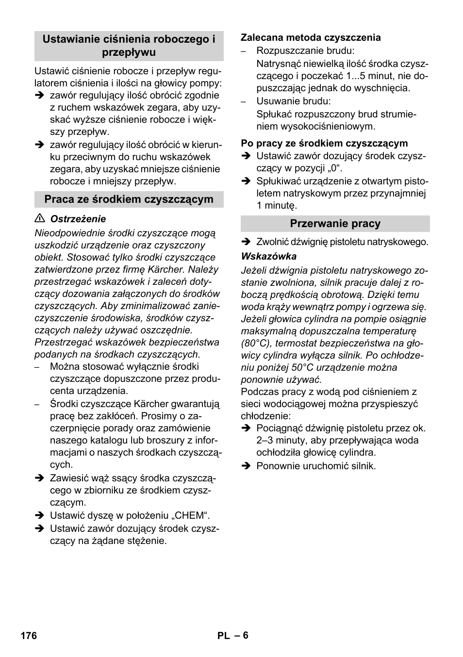 Karcher HD 1040 B Cage User Manual | Page 176 / 264