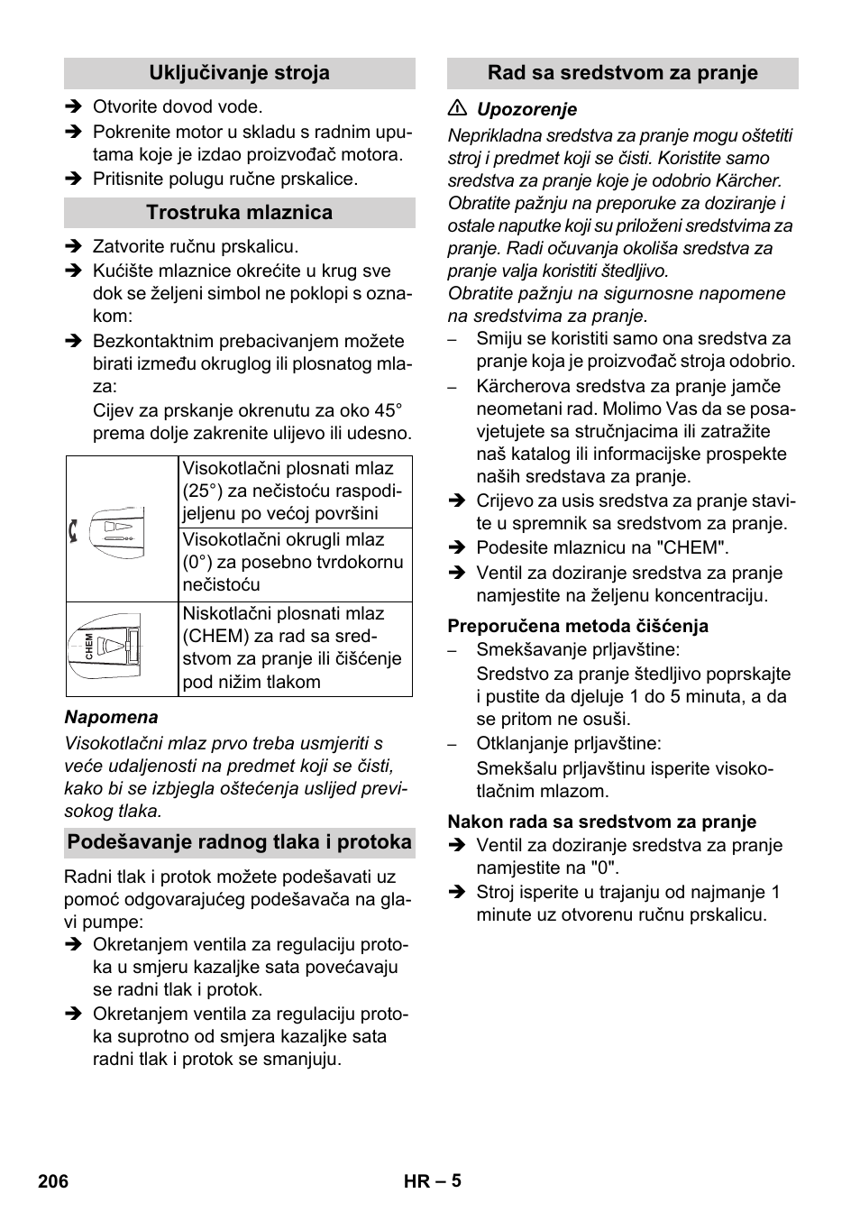 Karcher HD 1040 B Cage User Manual | Page 206 / 264