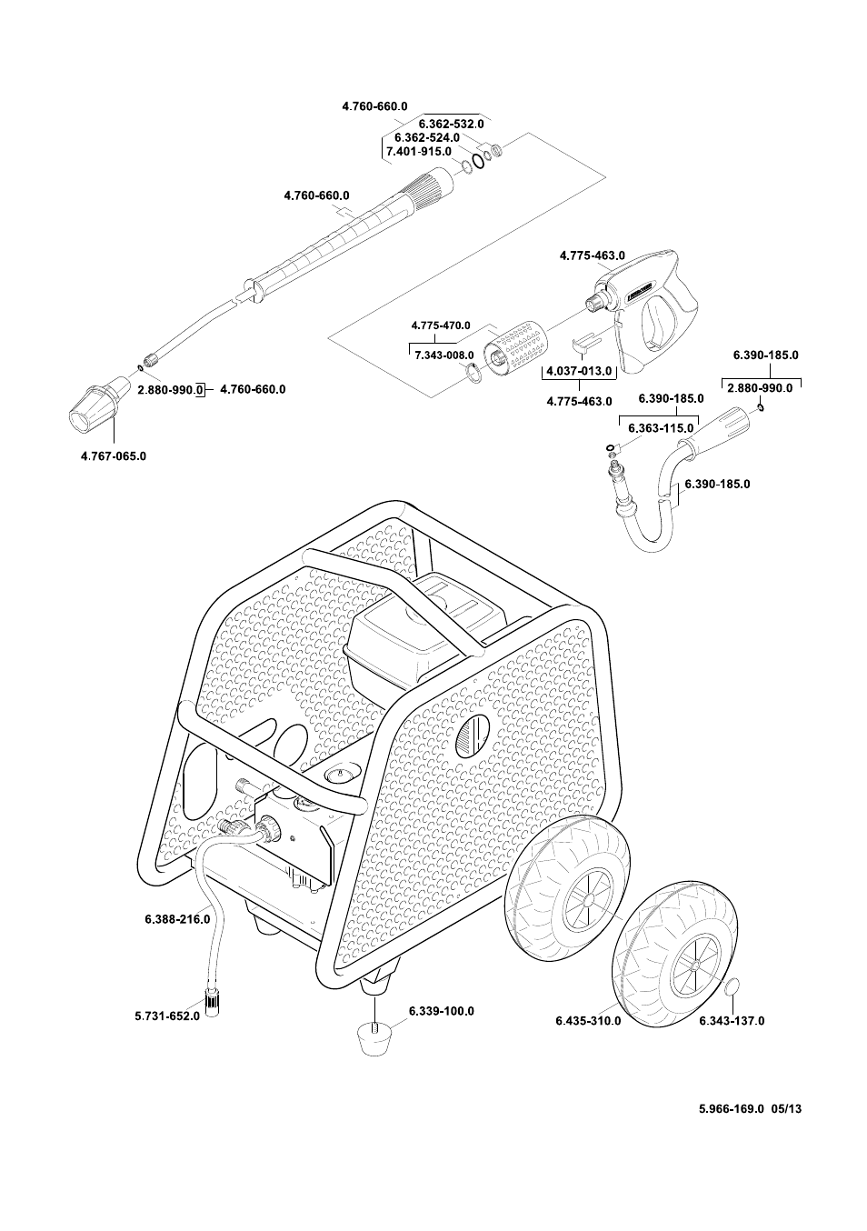 Karcher HD 1040 B Cage User Manual | Page 261 / 264