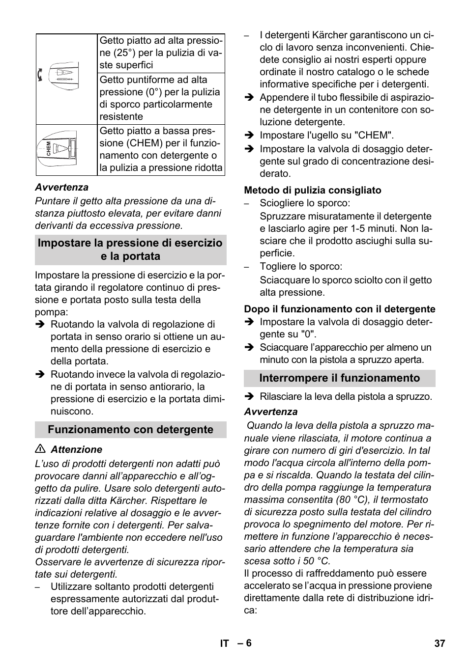 Karcher HD 1040 B Cage User Manual | Page 37 / 264