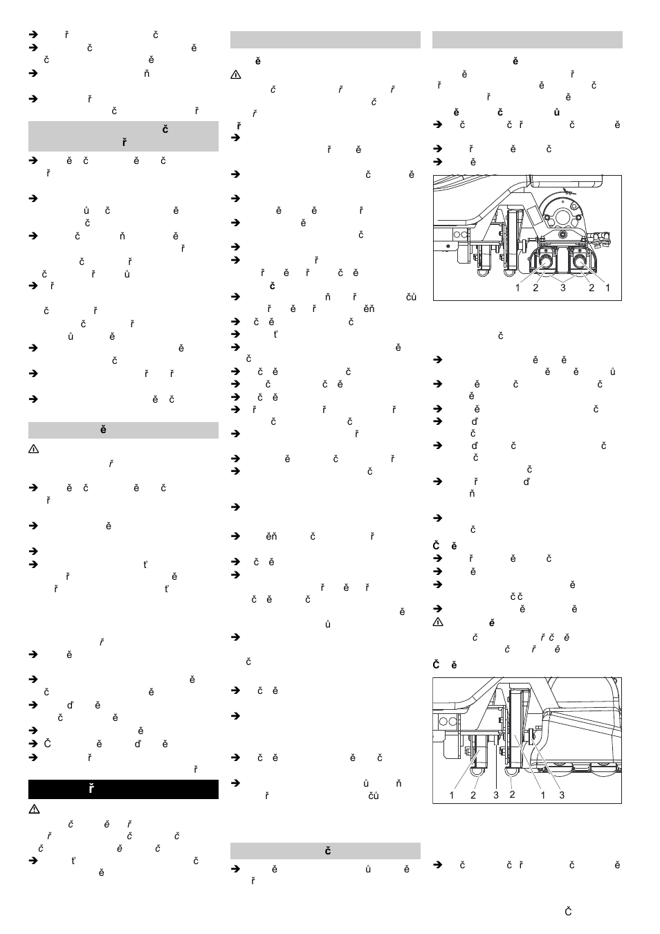 Ošetřování a údržba | Karcher BRC 50-70 W Bp User Manual | Page 121 / 209