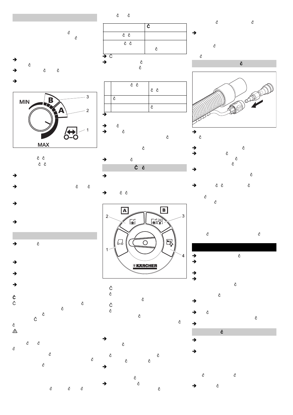 Zaustavljanje in odlaganje | Karcher BRC 50-70 W Bp User Manual | Page 127 / 209