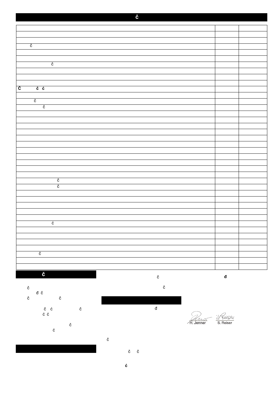 Tehnički podaci, Pričuvni dijelovi jamstvo ce-izjava | Karcher BRC 50-70 W Bp User Manual | Page 162 / 209