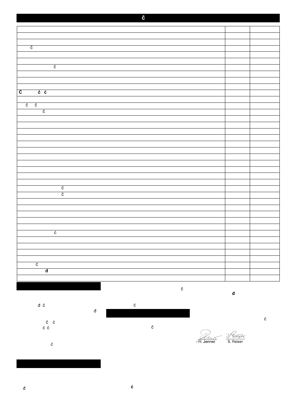 Tehnički podaci, Rezervni delovi garancija ce-izjava | Karcher BRC 50-70 W Bp User Manual | Page 170 / 209