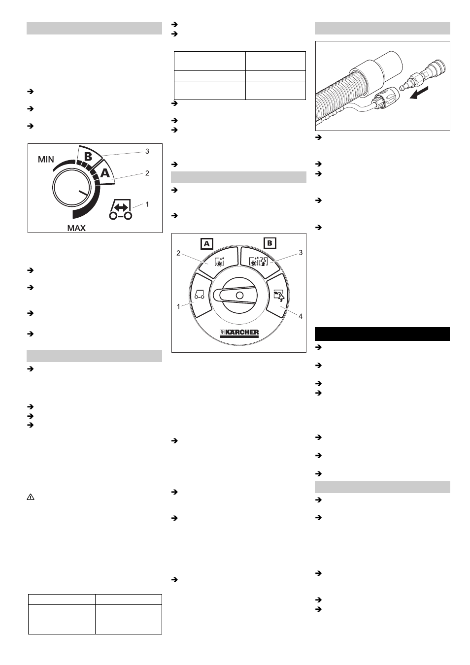 Peatumine ja seiskamine | Karcher BRC 50-70 W Bp User Manual | Page 182 / 209