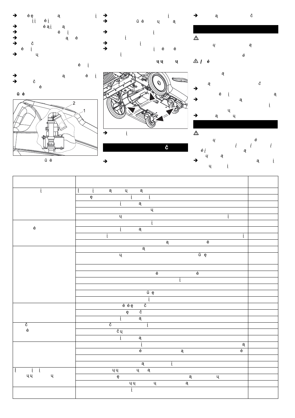 Apsauga nuo šalčio transportavimas gedimai | Karcher BRC 50-70 W Bp User Manual | Page 199 / 209