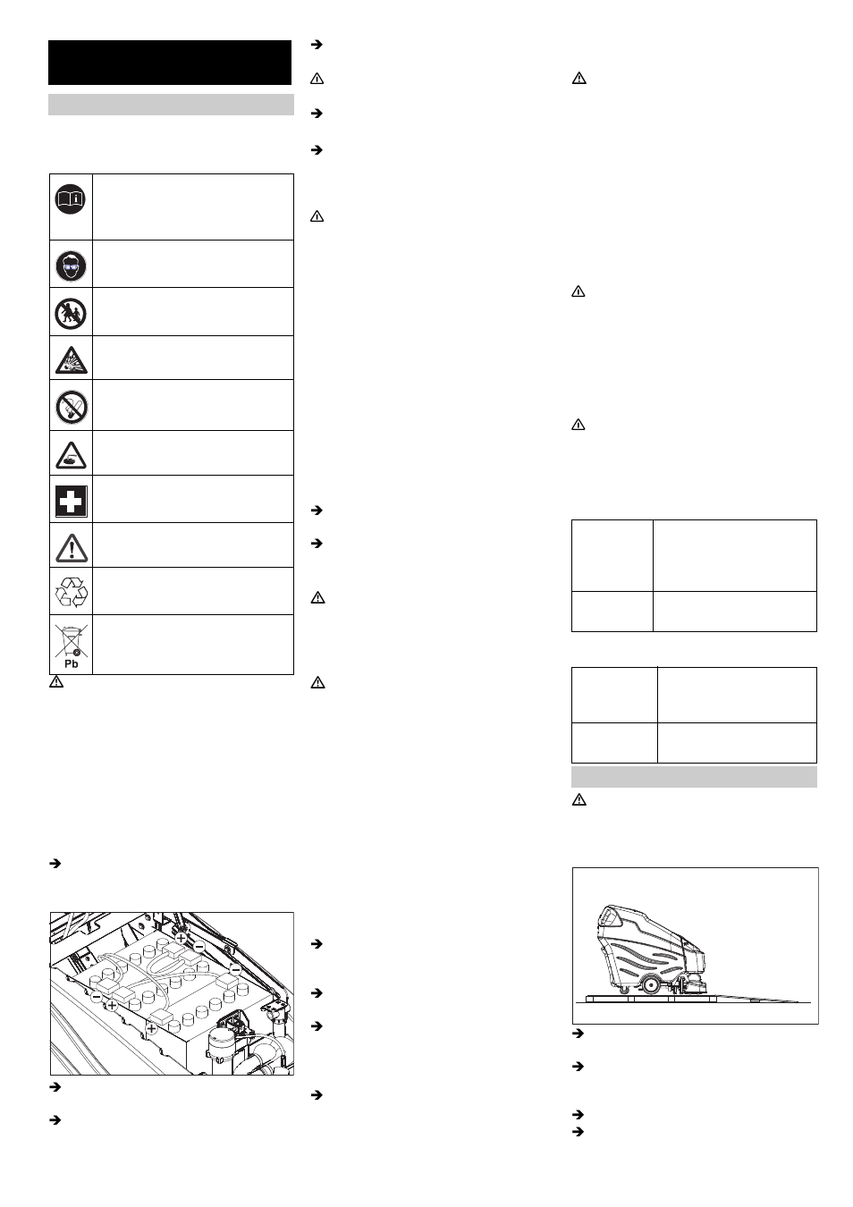 Prima della messa in funzio- ne | Karcher BRC 50-70 W Bp User Manual | Page 28 / 209