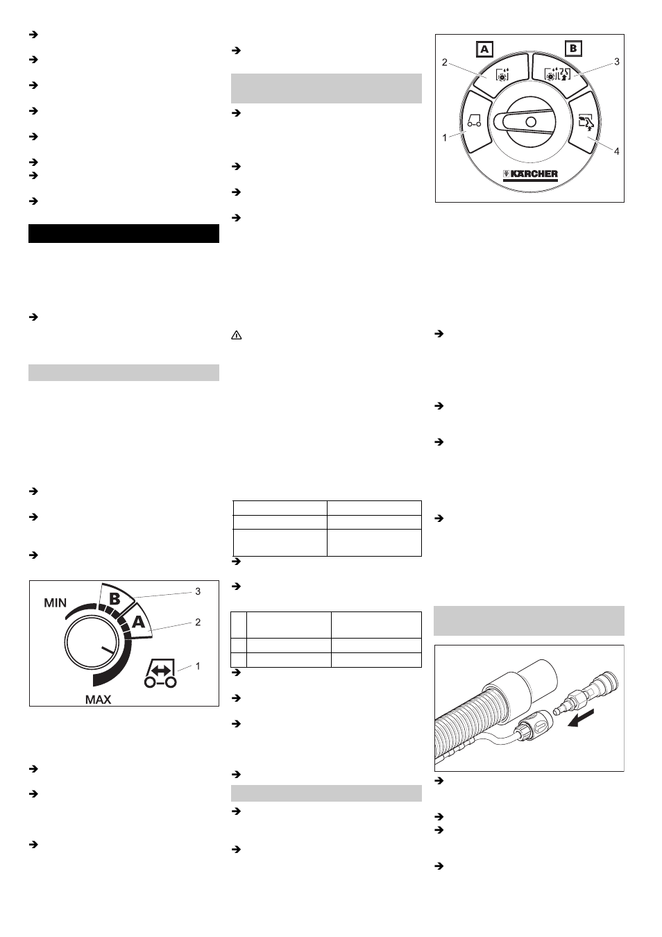 Funzionamento | Karcher BRC 50-70 W Bp User Manual | Page 29 / 209