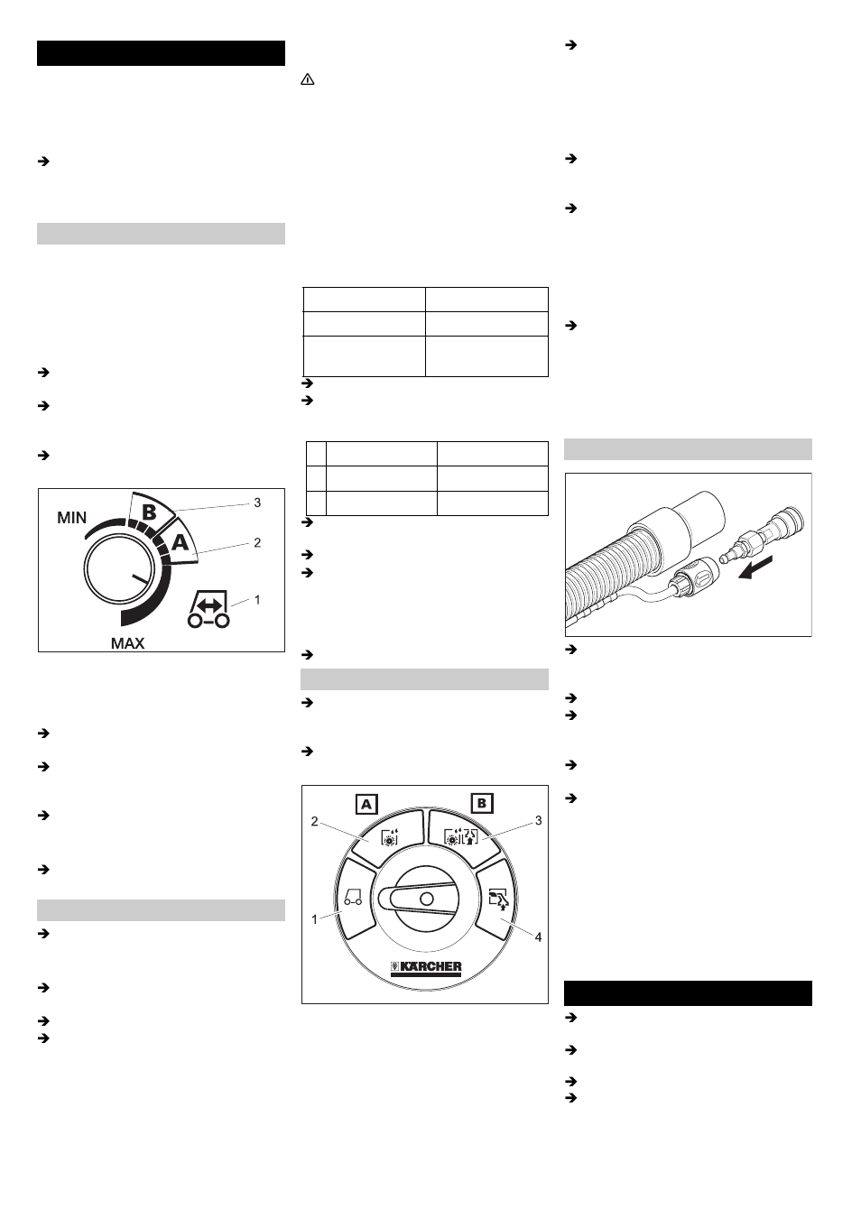 Werking, Stoppen en stilleggen | Karcher BRC 50-70 W Bp User Manual | Page 37 / 209