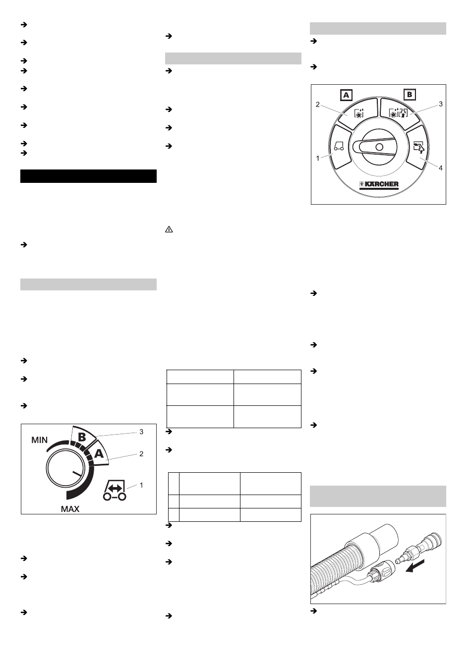 Funcionamiento | Karcher BRC 50-70 W Bp User Manual | Page 45 / 209