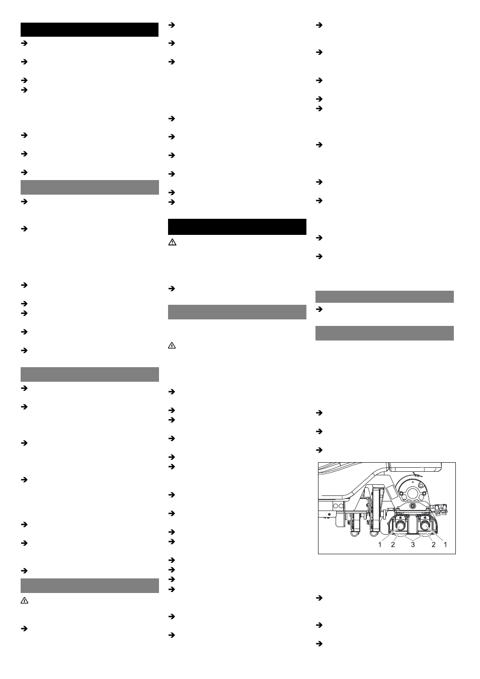 Anhalten und abstellen, Pflege und wartung | Karcher BRC 50-70 W Bp User Manual | Page 7 / 209