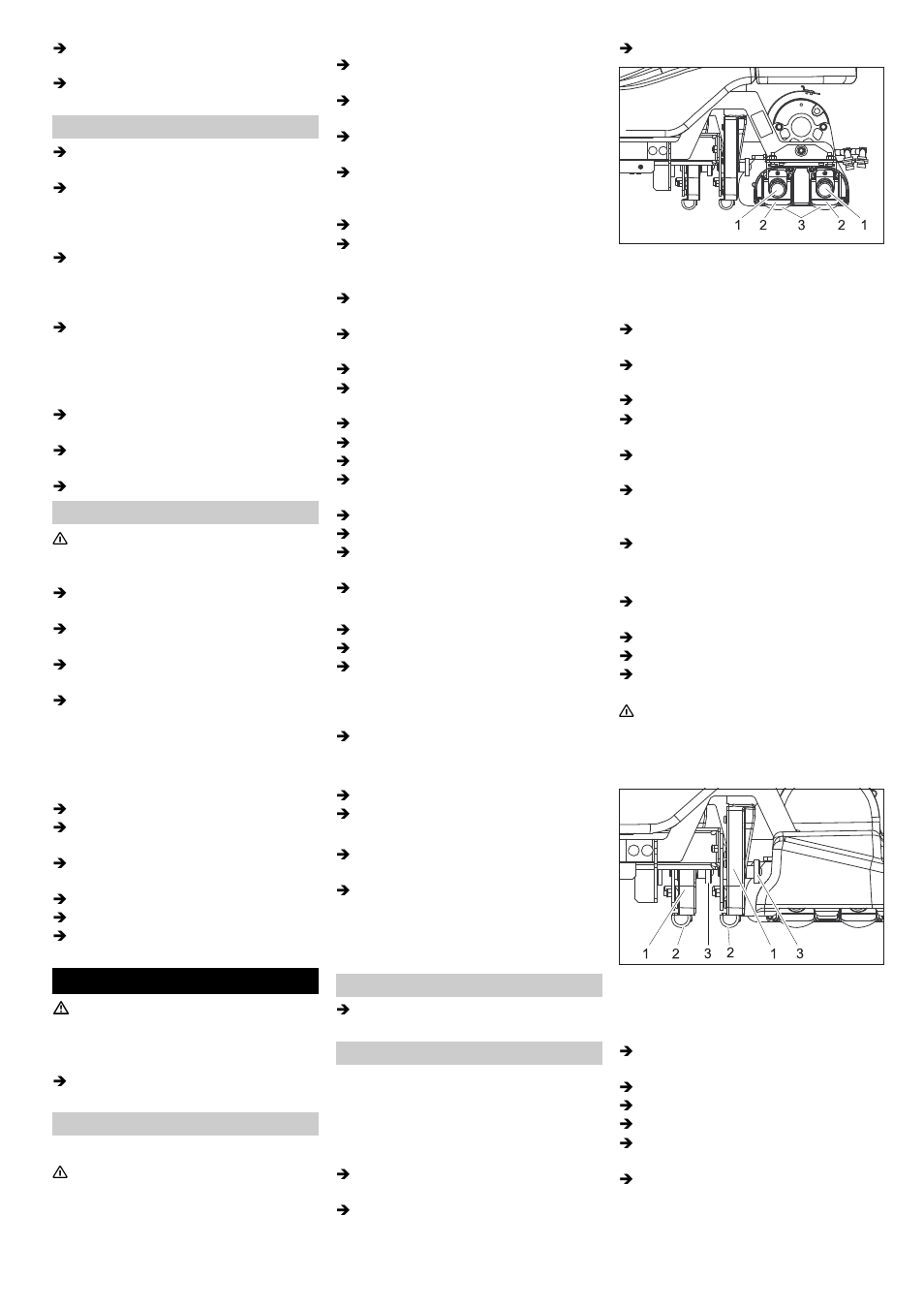Skötsel och underhåll | Karcher BRC 50-70 W Bp User Manual | Page 76 / 209