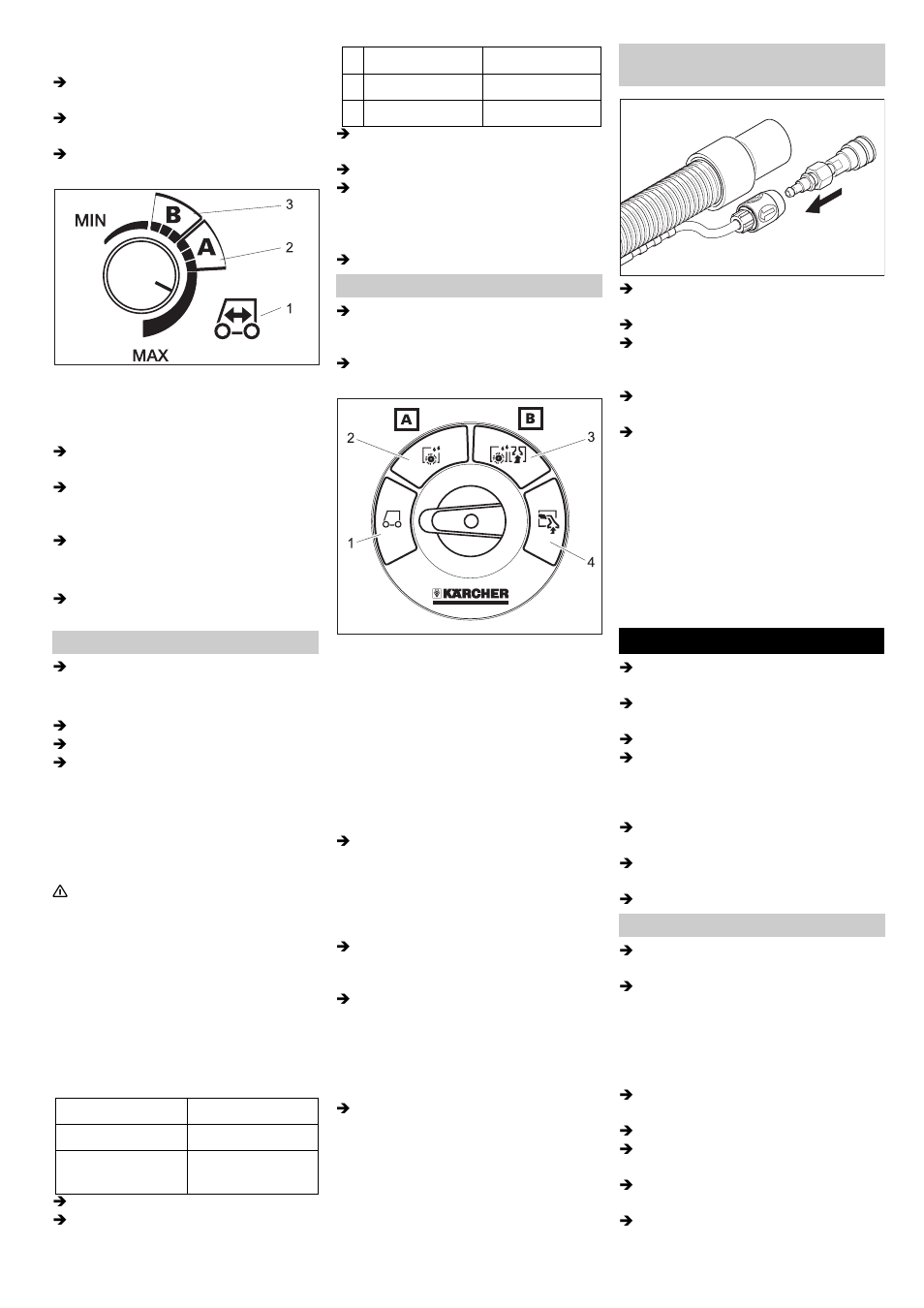 Pysähdys ja pysäköinti | Karcher BRC 50-70 W Bp User Manual | Page 82 / 209