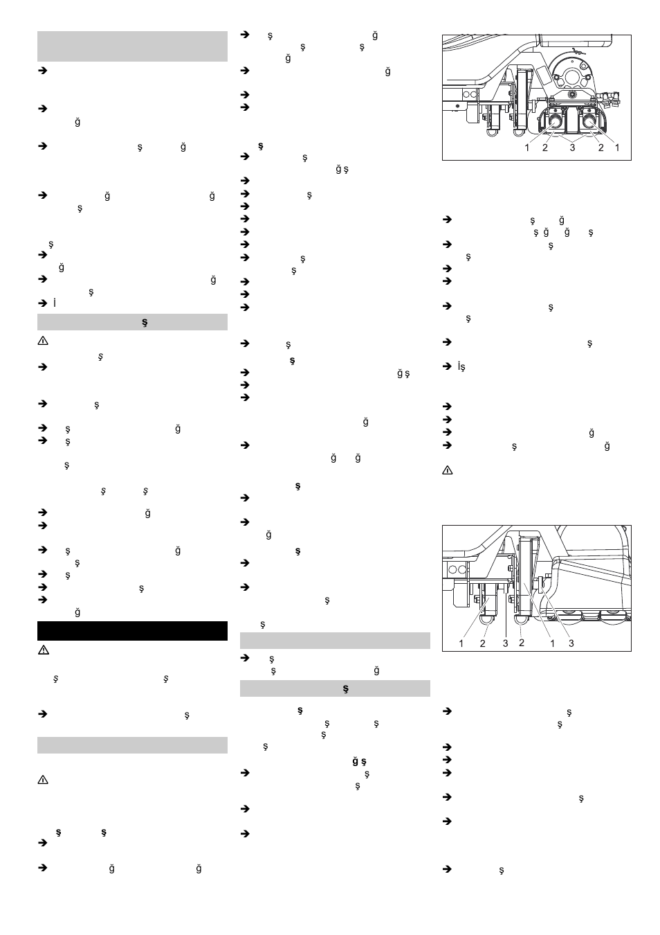 Koruma ve bakım | Karcher BRC 50-70 W Bp User Manual | Page 98 / 209