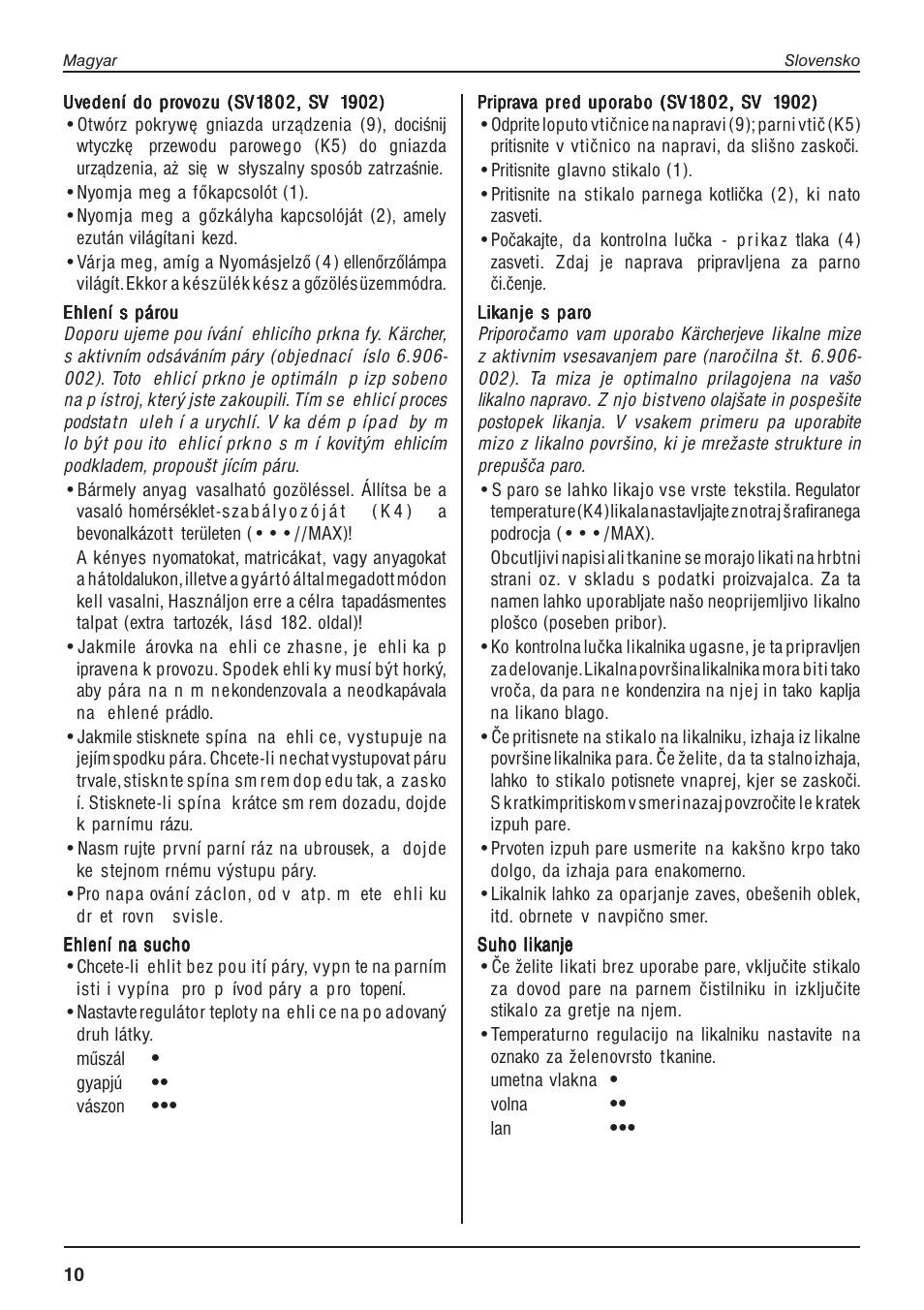 Karcher SV 1902 User Manual | Page 10 / 16