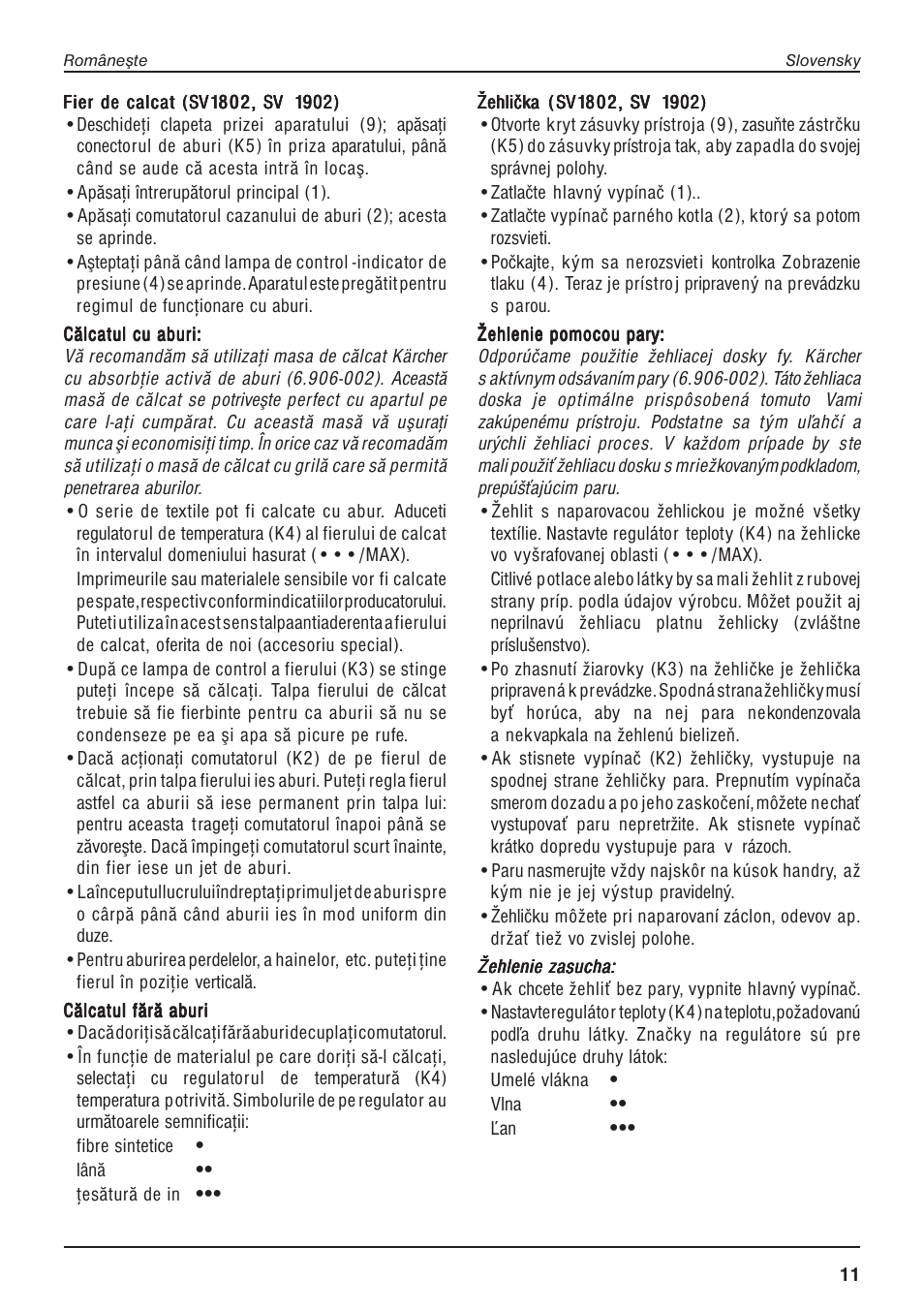 Karcher SV 1902 User Manual | Page 11 / 16