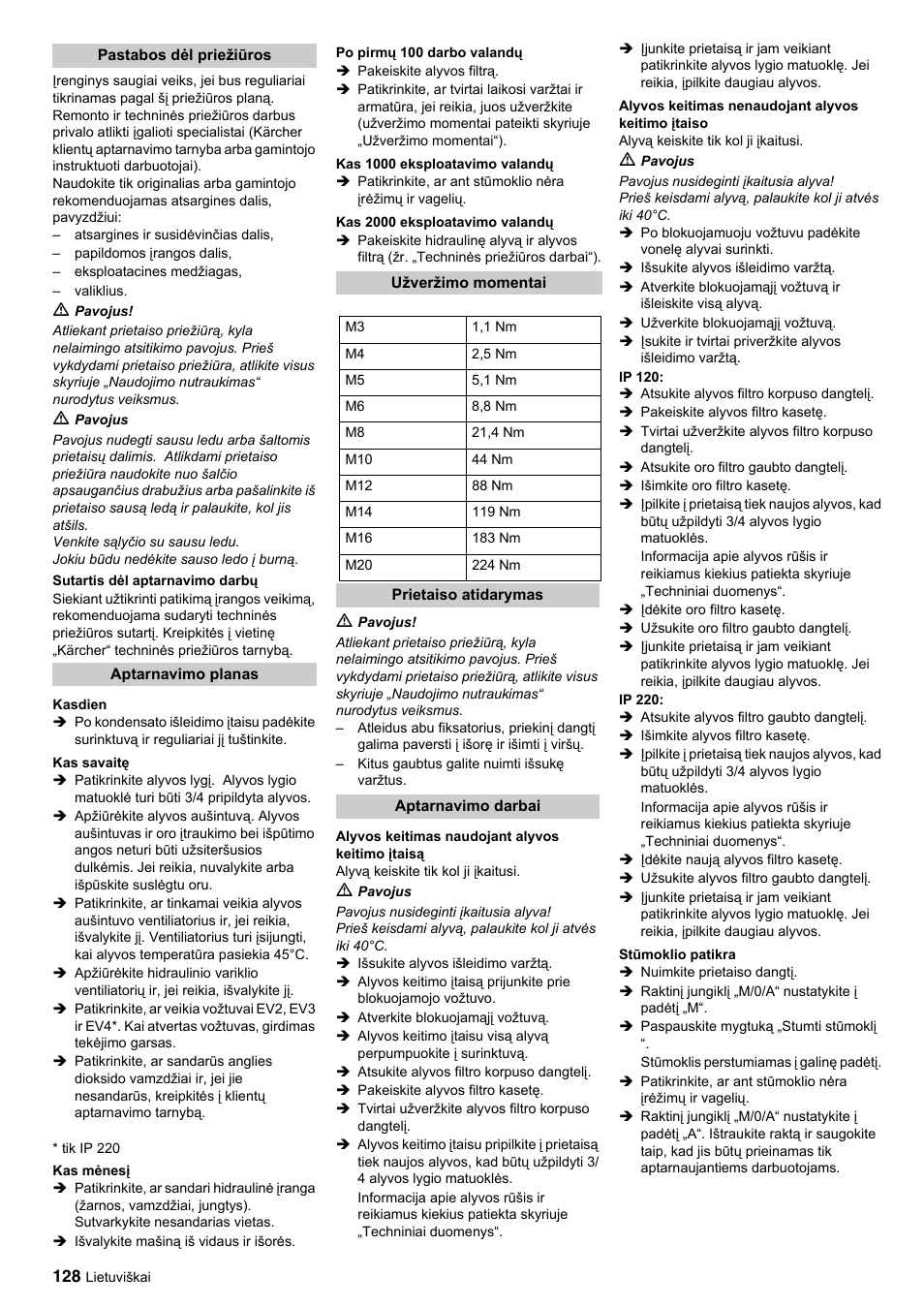 Karcher IP 120 User Manual | Page 128 / 157