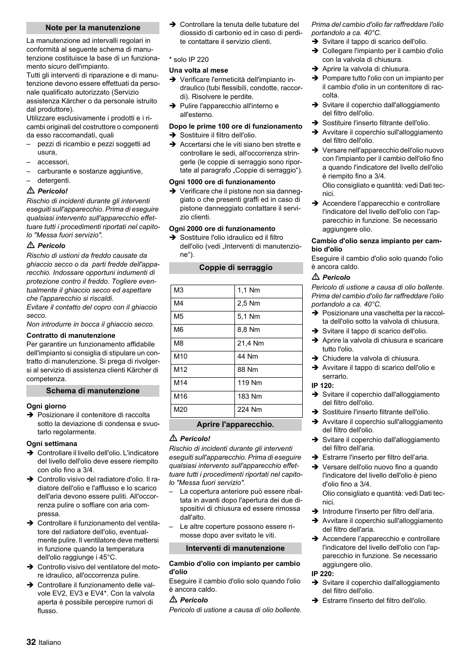 Karcher IP 120 User Manual | Page 32 / 157