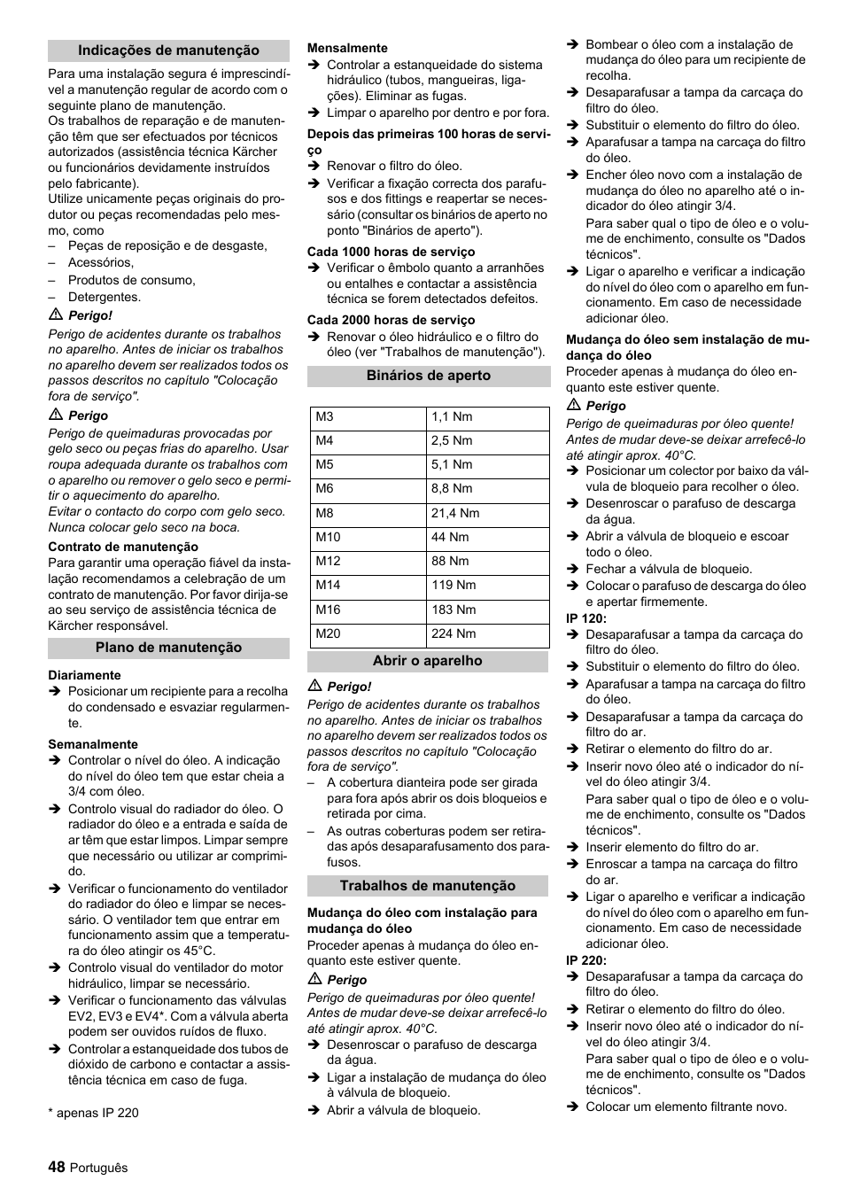 Karcher IP 120 User Manual | Page 48 / 157