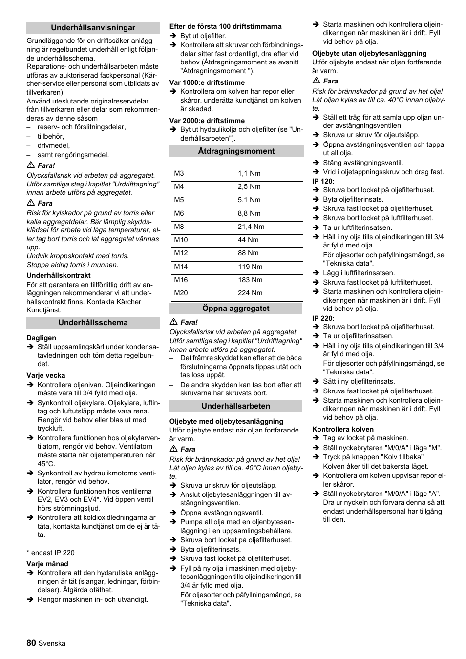 Karcher IP 120 User Manual | Page 80 / 157