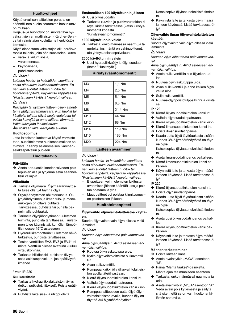 Karcher IP 120 User Manual | Page 88 / 157