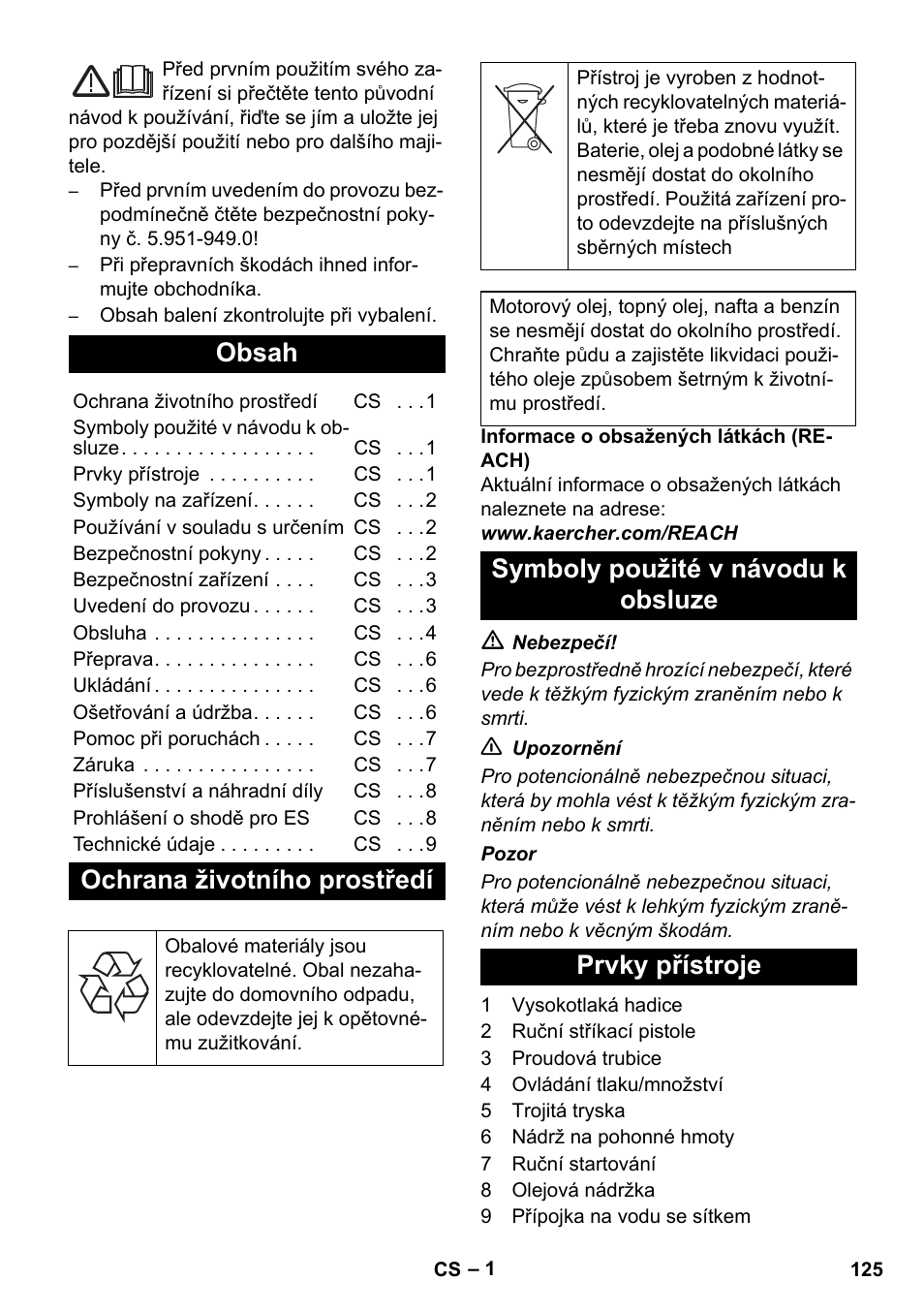 Karcher HD 1050 B User Manual | Page 125 / 276