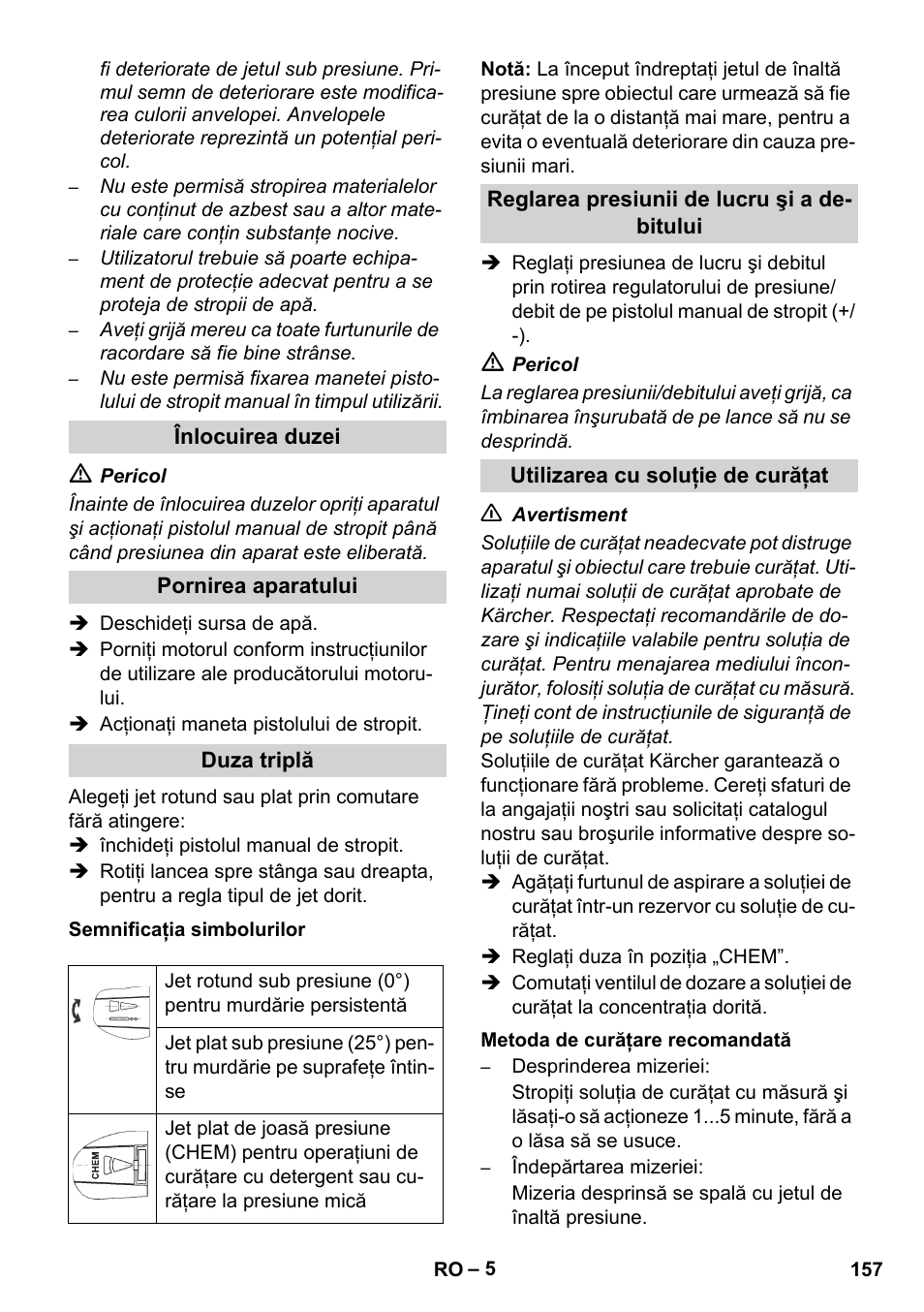 Karcher HD 1050 B User Manual | Page 157 / 276