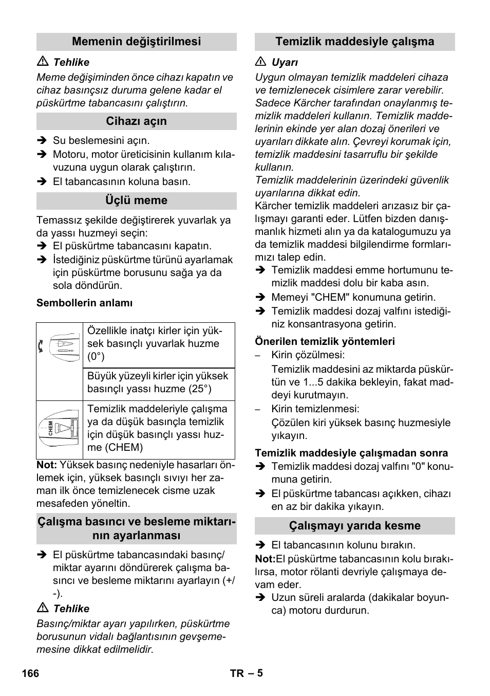 Karcher HD 1050 B User Manual | Page 166 / 276