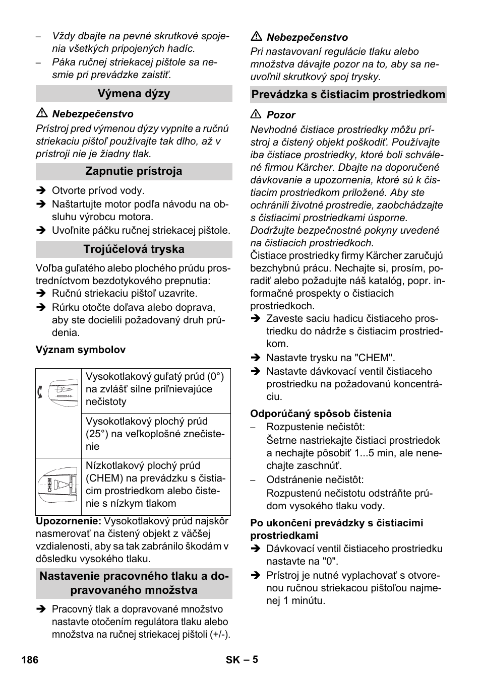 Karcher HD 1050 B User Manual | Page 186 / 276