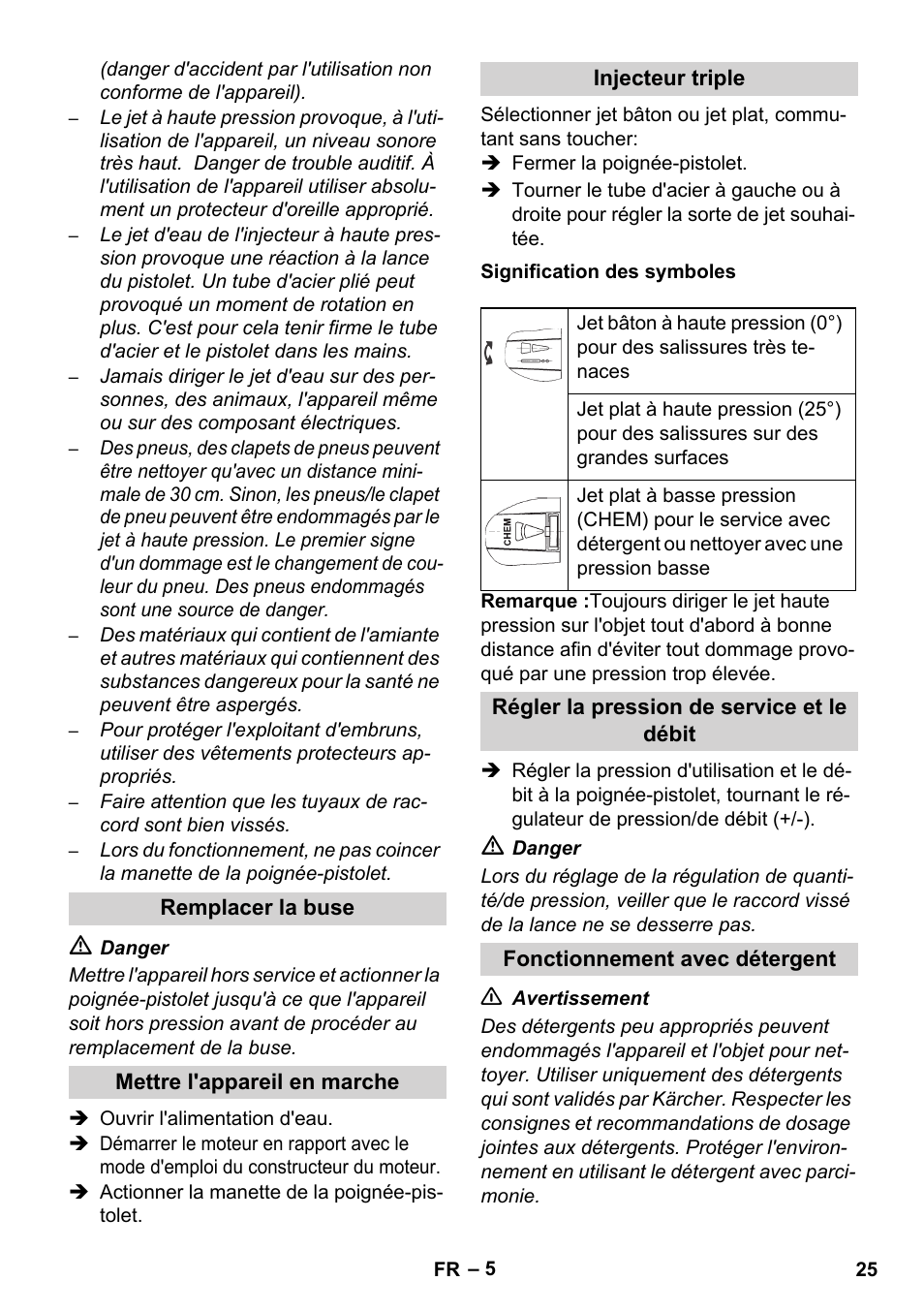 Karcher HD 1050 B User Manual | Page 25 / 276