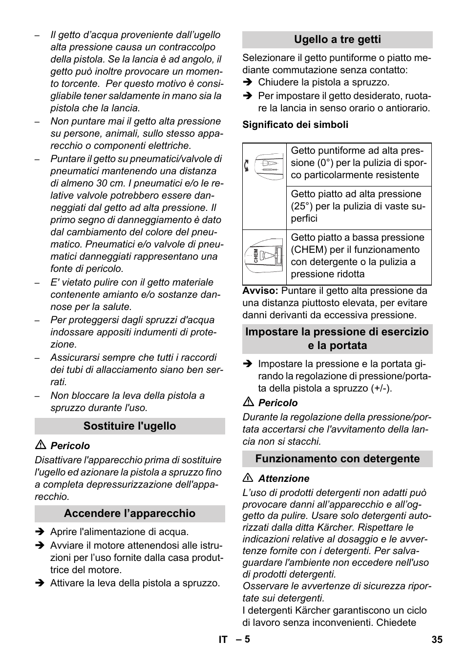 Karcher HD 1050 B User Manual | Page 35 / 276