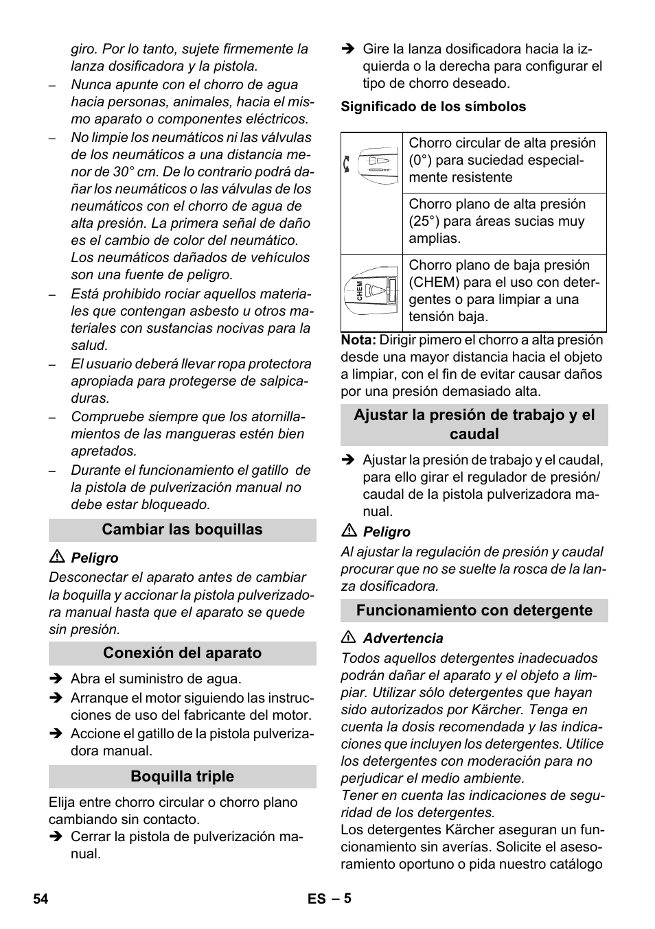 Karcher HD 1050 B User Manual | Page 54 / 276