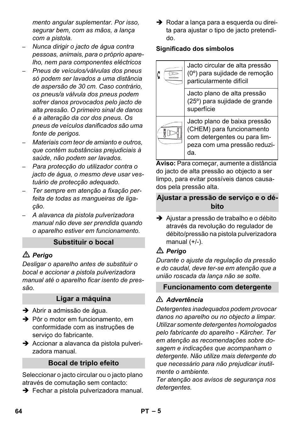 Karcher HD 1050 B User Manual | Page 64 / 276