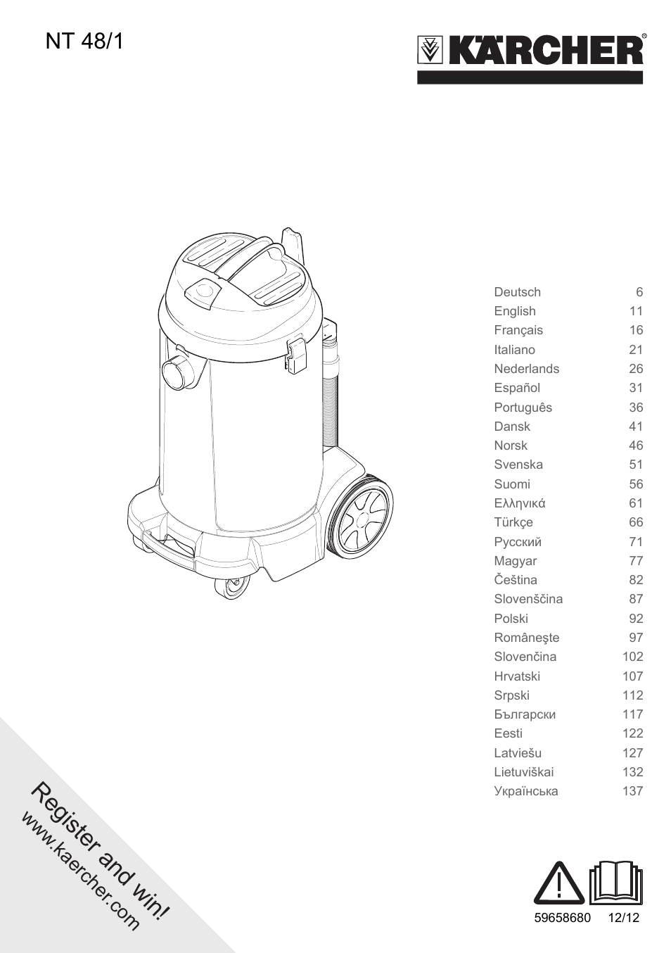 Karcher NT 48-1 User Manual | 144 pages