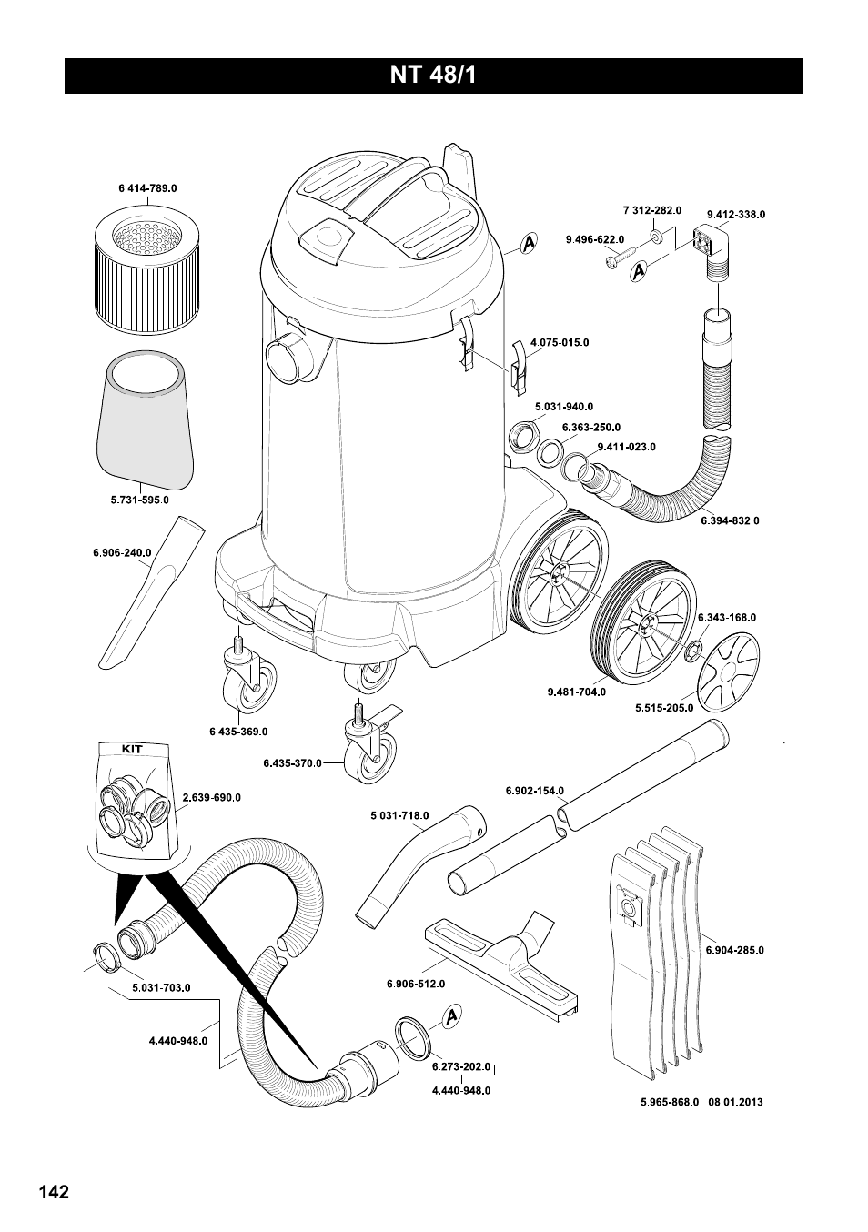 Nt 48/1 | Karcher NT 48-1 User Manual | Page 142 / 144