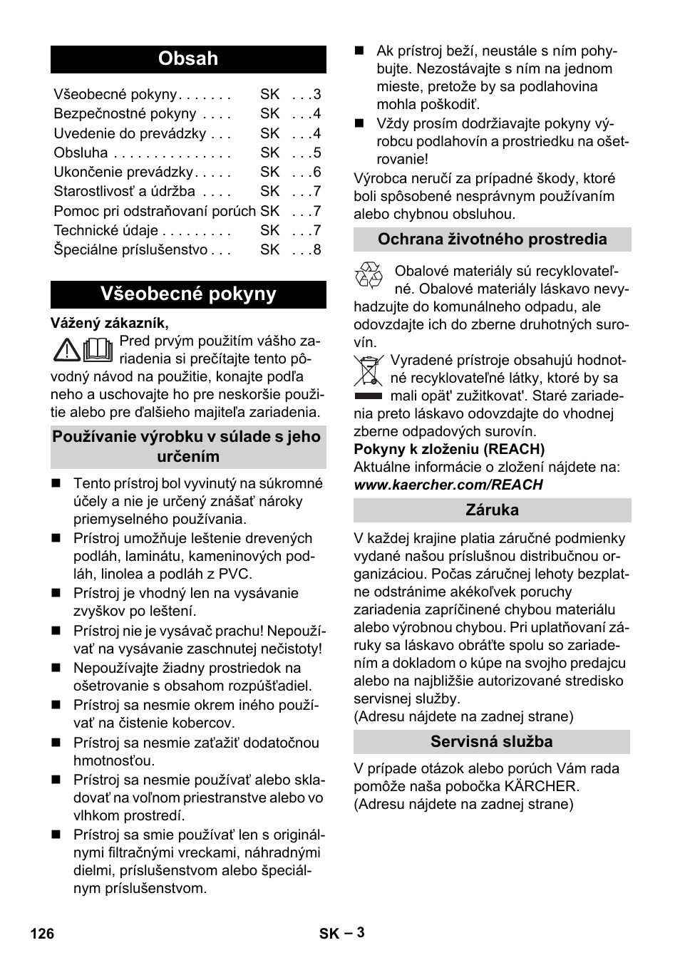 Karcher FP 303 User Manual | Page 126 / 188