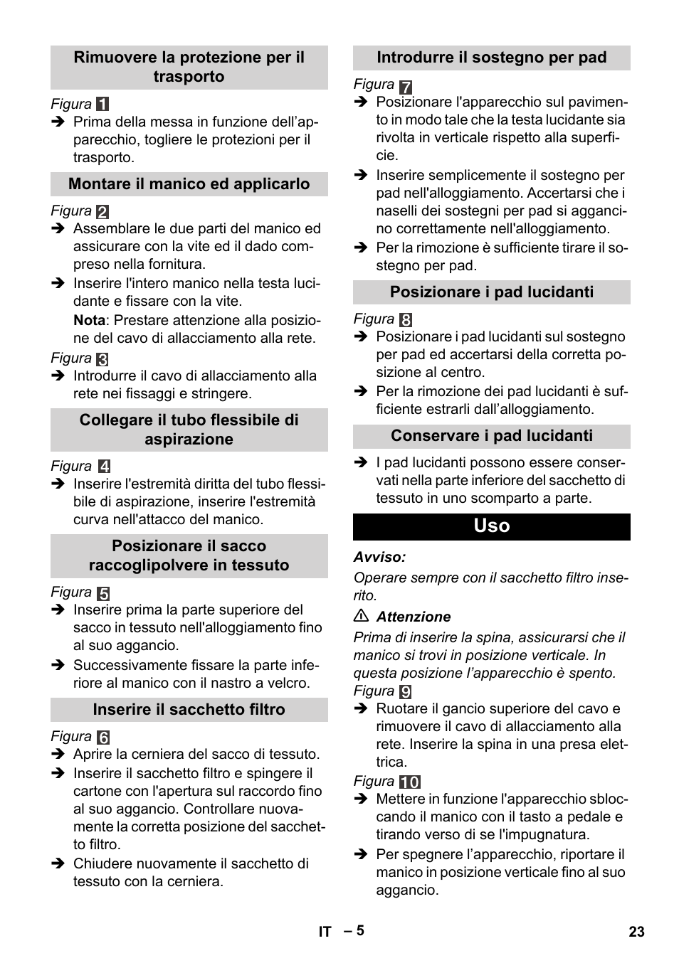 Karcher FP 303 User Manual | Page 23 / 188