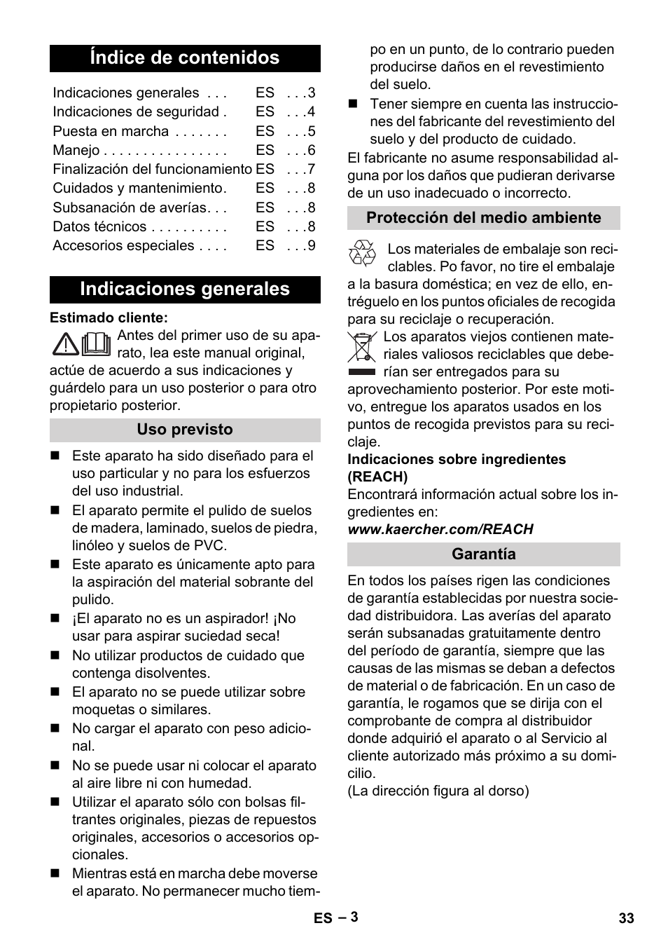 Karcher FP 303 User Manual | Page 33 / 188